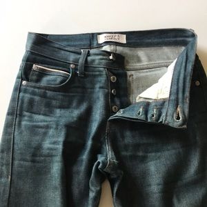 Naked and Famous 12 oz. selvedge raw denim, w 29